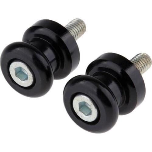 2Pcs Universal M8 Aluminum Alloy Motorcycle Swingarm Spool Paddock Stand Bobbins Motorcycle Covers And Ornamental Mouldings