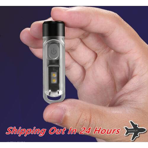 2021 Original Nitecore TIKIUV Mini Futuristic Keychain Light UV Version USB Rechargeable Built-in Battery EDC Lamp Free shipping
