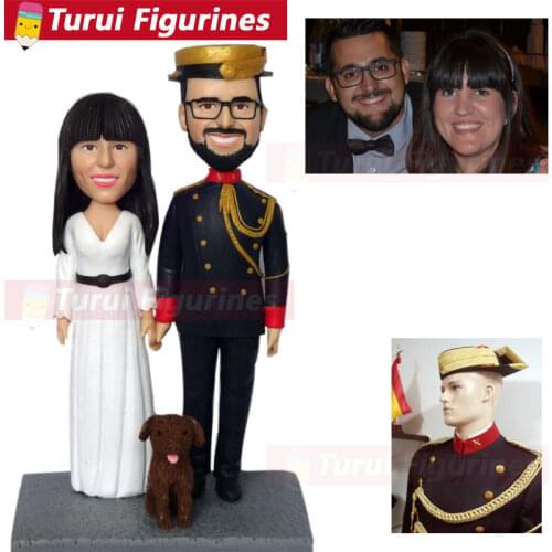 3D Sculpture From a Photo custom bobblehead figurines head statue statuette from pictures wedding couple statue made from photos