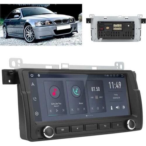 8.8in Car GPS Navigation Bluetooth with Steering Control Function for Android 10.0 Fit for BMW E46