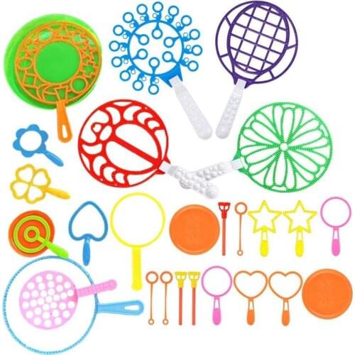 9/15/28pcs Jumbo Colorful Bubble Wand Bubble Blower Toy Set For Kids Summer Outdoor Fun For Outdoor Playtime Party Games