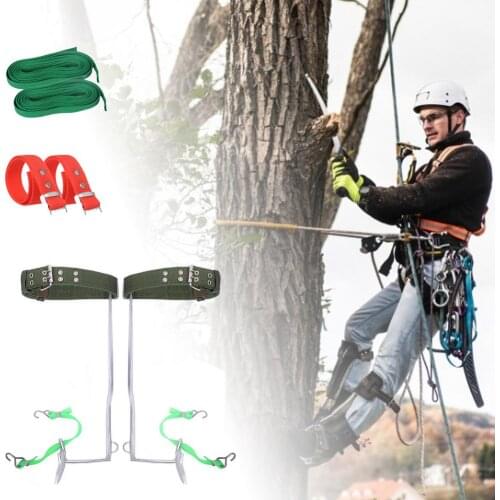 Tree Climbing Safe Tool Stainless Steel Claw Maximum Bearing Capacity Pole Climbing Spikes For Hunting Observation Picking Fruit
