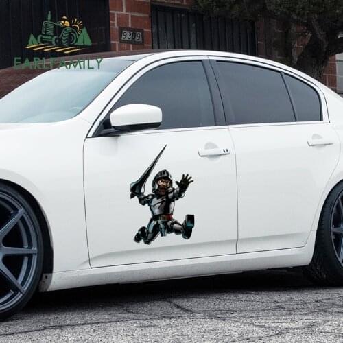 EARLFAMILY 43cm x 28.4cm for Black Armor Ghost N Goblins Big Car Stickers Window Vinyl Car Door Vehicle VAN Trunk Decal