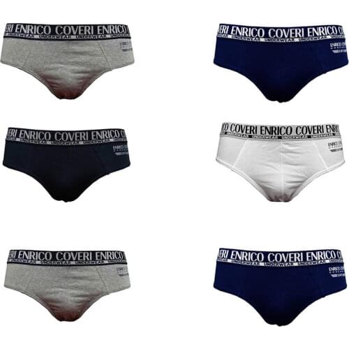 ENRICO COVERI Men's Cotton Briefs