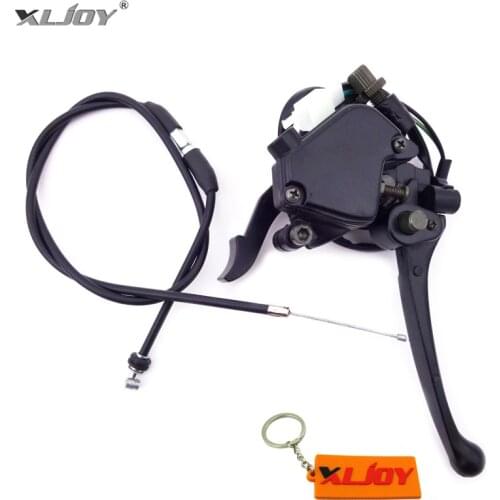 Gas Throttle Cable & Double Accelerator Brake Lever With Thumb Throttle For Chinese 50cc 70cc 90cc 110cc 125cc Kid Mini ATV Quad