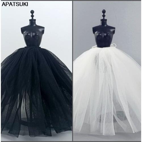 Fashion Petticoat For Barbie Doll Slip Wedding Dress Underskirt Clothes Outfits 1/6 BJD Dollhouse Accessories Baby Kid DIY Toy