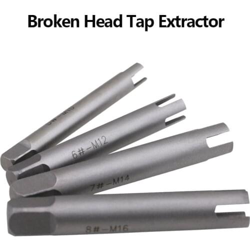Broken Head Tap Extractor Set Damaged Nut Bolt Remover Kit Stud Extractor Screw Remover Steel Broken Head M4-M22