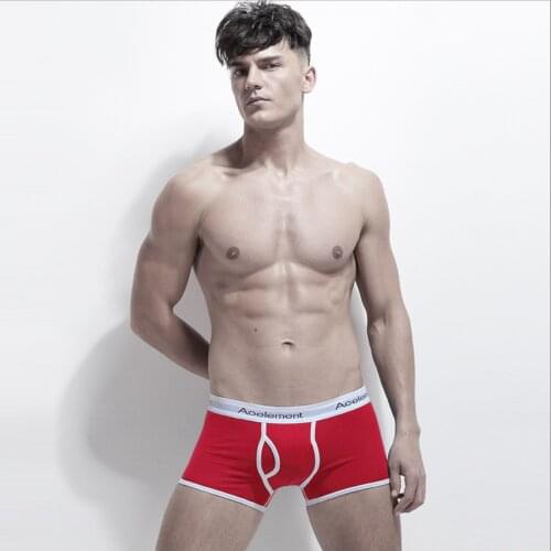 Underwear Man Cotton Loose Teenager Panties and Boxers Briefs Sex Toys Penis For Boys Husband Males Erotic Clothes Blue 100K