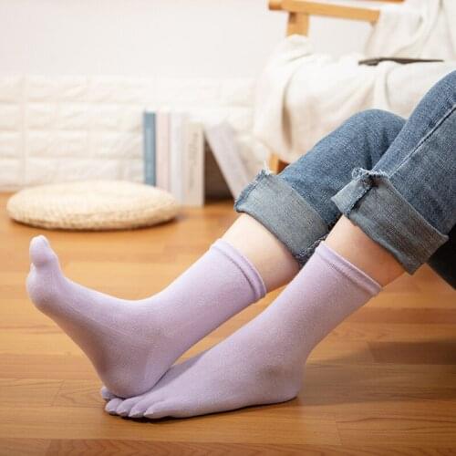 LELINTA Womens Socks Multicolor Socks 4 Pairs of Solid Color Wild Comfortable Breathable Socks High-quality Cotton 2020 Joker