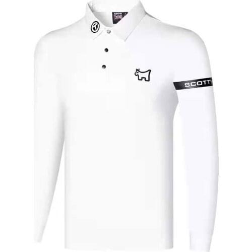 Golf apparel oclunk summer new mens golf t-shirt comfortable and quick-drying breathable golf t-shirt fashion sports short slee