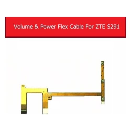 Genuine Power & Volume Flex Cable For ZTE Grand S II 2 S2 S291 Power & Volume Control Side key Button Switch Flex Ribbon Repair