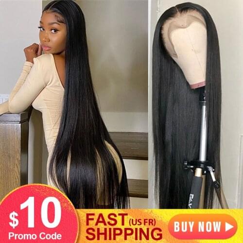 Bone Straight Human Hair Wigs 30 Inch Lace Front Wig Short Bob Lace Frontal Human Hair Wigs For Black Women Human Hair Lace Wig