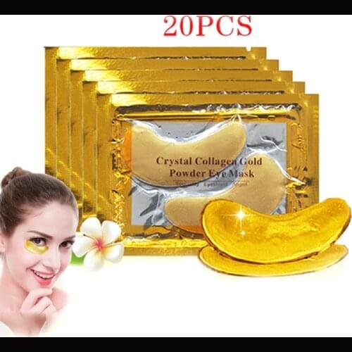 25PCS Crystal Collagen Eye Mask Anti-Aging Dark Circles Wrinkle Removal Eye Mask Beauty Patches Eye Skin Care Korean Cosmetics