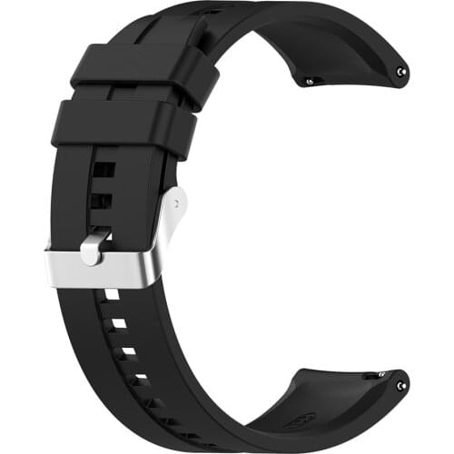 14mm 16mm 18mm 20mm 22mm 24mm Silicone Band Strap Quick Release Watchband Bracelet for Samsung Active 2 Huami Huawei Smart Watch