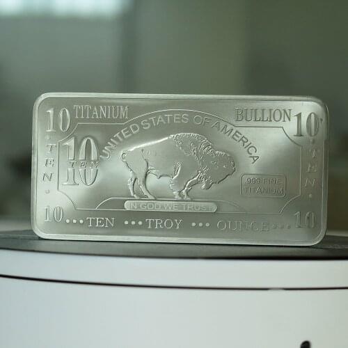Best selling items 10oz titanium buffalo bar for sale A134