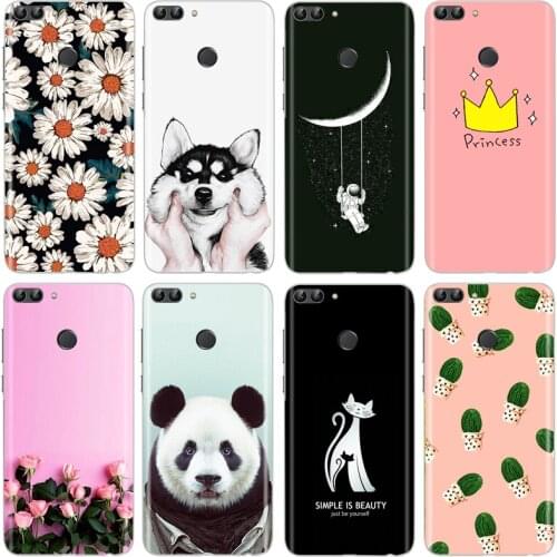 Silicone Phone Case For Huawei P Smart 5.65 inch Cover Cute Painting Soft TPU Bumper Case For Huawei P Smart 2018 Coque Etui
