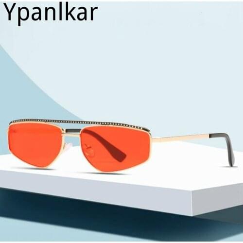 Fashion Cateye Sunglasses Women Vintage Eyewear For Women Mirror Retro Shopping Oculos De Sol Feminino UV400