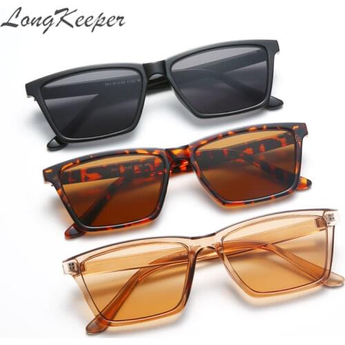 Fashion Square Cat Eye Sunglasses Women Brand Designer Vintage Sun Glasses UV400 Black Leopard Brown Lunettes De Soleil Femme