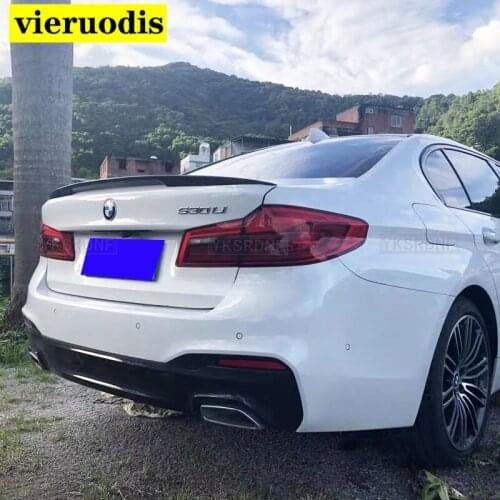 High quality ABS Material Car Spoiler P style For 2018 2019 2020 BMW new G30 G38 M5 520i 528i 535i 530i 525i Spoiler