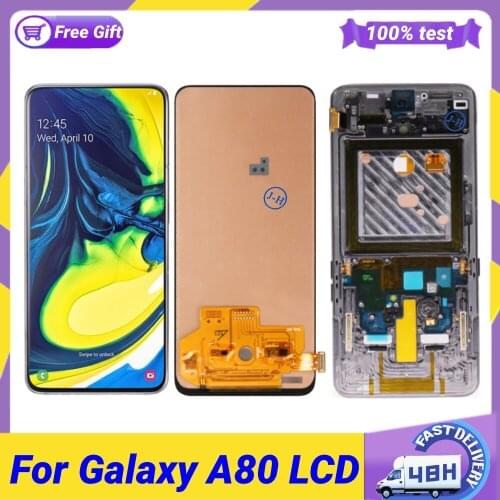 LCD Pantalla For 6.7" Samsung Galaxy A80 A805F/DS A805FD LCD Display Touch Screen Digitizer Assembly For Samsung A 80 lcd