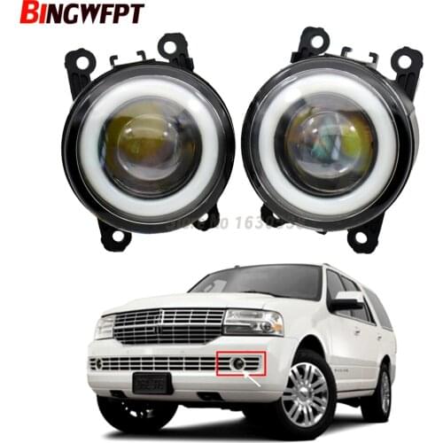 1pair NEW Angel Eyes Car styling LED fog Lights For Lincoln Navigator 5.4L V8 2007-2014 For Lincoln LS 2005 2006