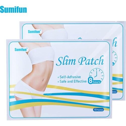20pcs=2bags Herbal Extract Slimming Patch Burning Fat Detox Sticker Weight Lose Slim Waist Leg Belly Tighten Skin Plaster D1482