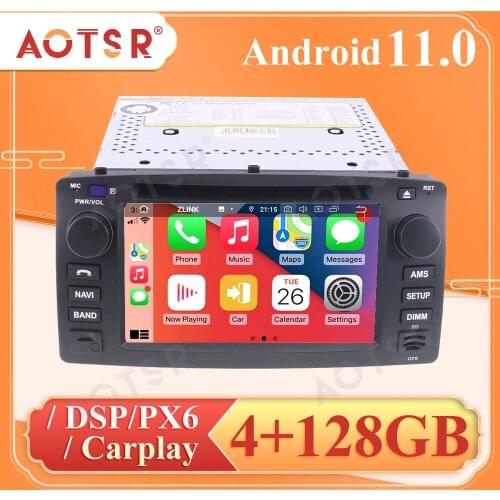 4+128G Android 11 Carplay Radio For Toyota Corolla 2001-2006 Navigation Audio Multimedia Player Head Unit