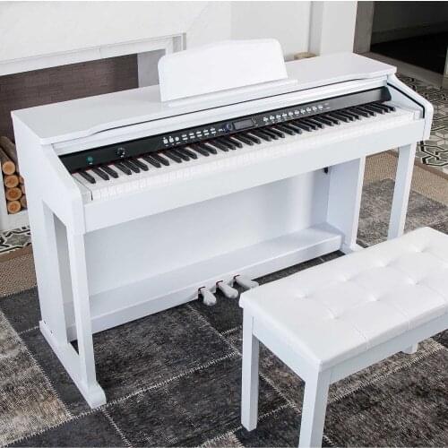 Wood Grain Electric Piano 88 Key Hammer Keyboard Adult Children Teaching