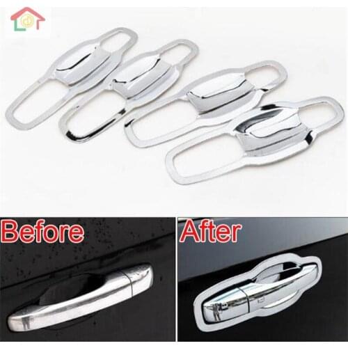 For Jeep Grand Cherokee 2010-2015 2016 2017 2018 Car Sticker Styling Cover Accessories Exterior Door Handle Bowl 8pcs/set