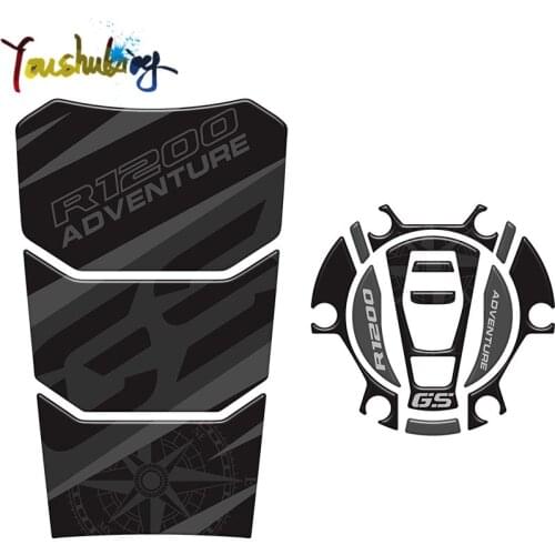 For R1200GS LC Adventure R 1200 GS Tank Pad Protective Pads 3D Carbon Fiber Sticker Decal 2014 2015 2016 2017 2018 2019