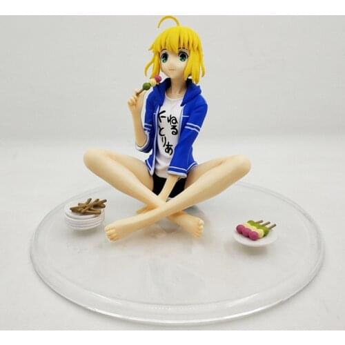 Anime Fate/stay Night Artoria Pendragon Saber Lily PVC Figure Model Toy New 14cm No Box