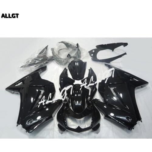 Molded ABS Glossy Black Fairing Kit BodyWork for KAWASAKI NINJA 250R 2008 2009 2010 2011 2012