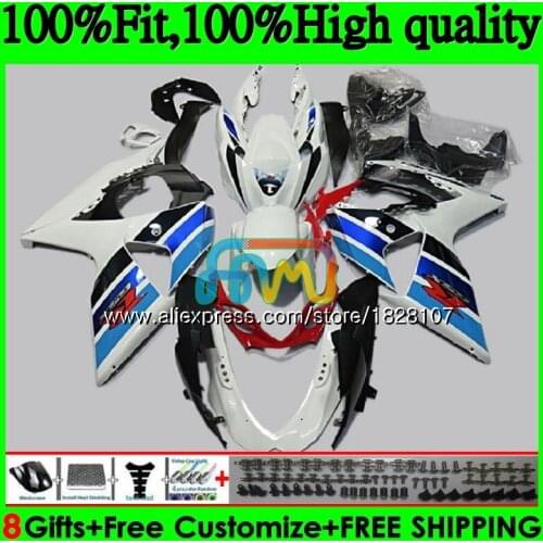 K9 For SUZUKI GSXR-1000 GSXR 1000 Blue white hot 09 10 11 12 13 15 16 44BS.5 GSXR1000 2009 2010 2011 2012 2014 2015 2016 Fairing