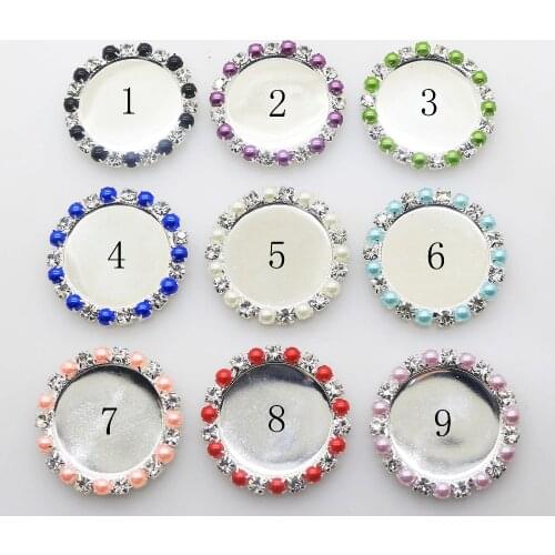 Each 10 Pieces, Internal Size 25 MM, Silver, Handmade, Scrapbook, 9 Colors, Pearl Buttons, Flat Buttons, Bottle Cap Tray