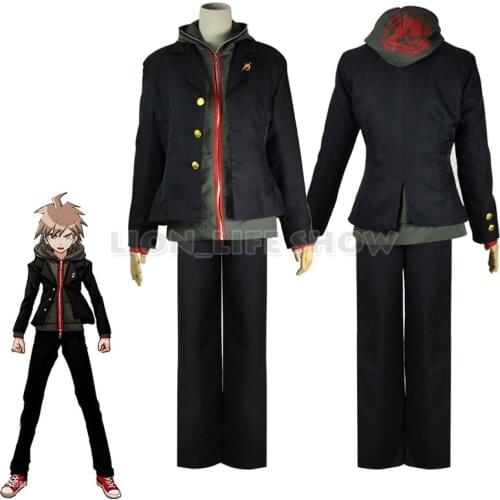 Danganronpa Dangan-Ronpa Makoto Naegi Cosplay Costume Cosplay FANCY custom made
