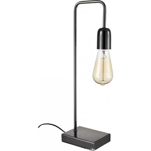 Creative bedside decorative desk lamp bedroom living room simple classic art bend rose gold red copper lamp