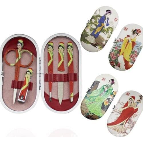 5 kit nail kit art eyebrow scissors nose trimmer manicure makeup tools scissor nail clipper cuticle nail cutter manicure set