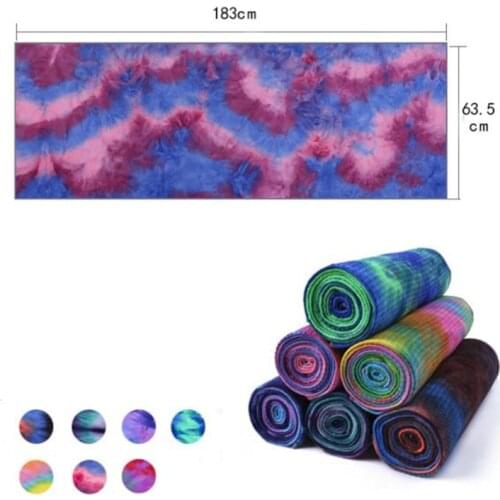 183*63cm Non Slip Yoga Mat Cover Towel Anti Skid Microfiber Yoga Mat Towels Pilates Blankets Fitness