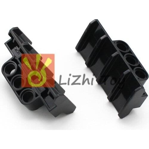 Technology 3 Holes with 40mm Fishbone Fixed Magnification Clamp x068 Bricks Building Blocks Machine Compatible with Accessories