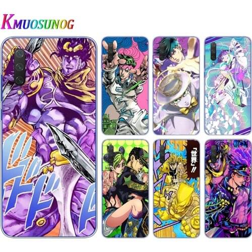 JoJo Bizarre Adventure For Xiaomi Mi 11i 11 10i 10T 10 9T 9SE 9 8 A3 CC9 CC9E Note 10 Lite Pro Ultra Soft Phone Case