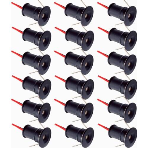 1W DC12V Downlight Recessed Ceiling Spotlight IP65 Kitchen Cabinet Stair Light Dimmable LED Spot Light White Black Silver Shell