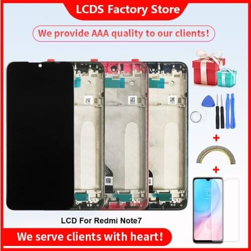 Grade AAA Quality LCD With Frame For Xiaomi Redmi Note 7 LCD Display Screen For Xiaomi Redmi Note 7 LCD Screen 10-Touch