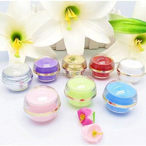 10/30/50pcs 5g cosmetic sample bottles, eye cream jar, facial cream jar make up empty bottle spherical bottle