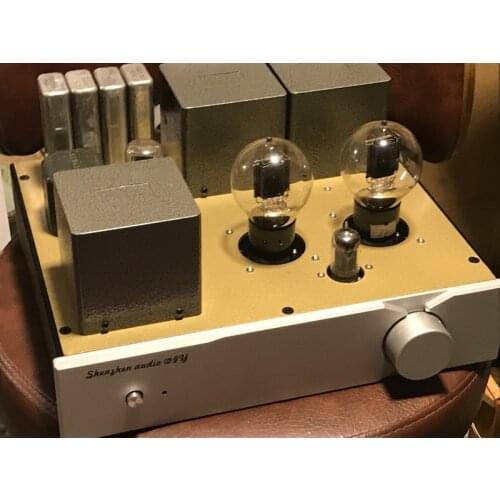 12AU7 direct lotus-coupling push 101D direct thermal preamplifier, frequency characteristic 15H-40KH-2DB.residual noise 0.3MV