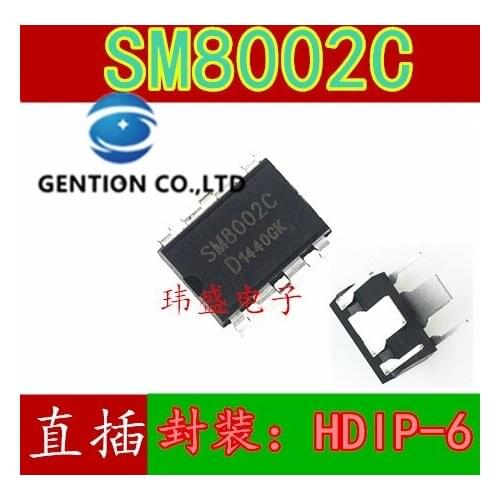 20PCS SM8002 HDIP-6 DIP-low power switching power supply chip, quality assurance in stock 100% new and original