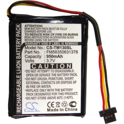 Cameron Sino 950mah battery for TOMTOM One 125 One 130 One 130S FM58350631376 VF2 batteries