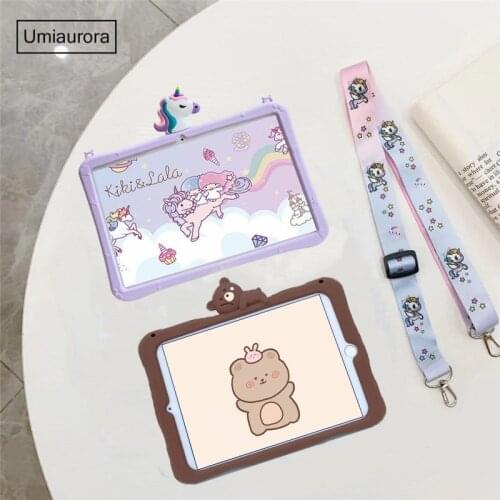 Kids Safe Silicone Case for Samsung Galaxy Tab S6 Lite A7 10.4 inch 2020 SM P615 T500 T505 SM-T505 Shockproof Stand Tablet Cover