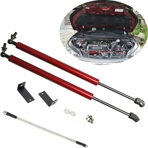 For HONDA CRV CR-V 2012-2014 2015 2016 2x Auto Bonnet Hood Carbon Fiber Modify Gas Struts Lift Support Shock Damper