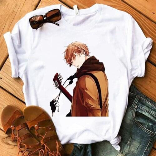 Given T Shirt Women Anime Shirts Given Yaoi Japanese Manga T-shirt Cartoon Graphic Tees Summer Tops Unisex