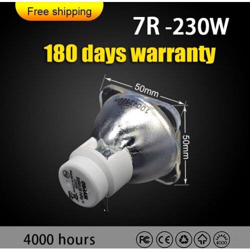 Ji Da CHeng 7R 230W Metal Halide Lamp moving beam lamp 230 beam 230 SIRIUS HRI230W